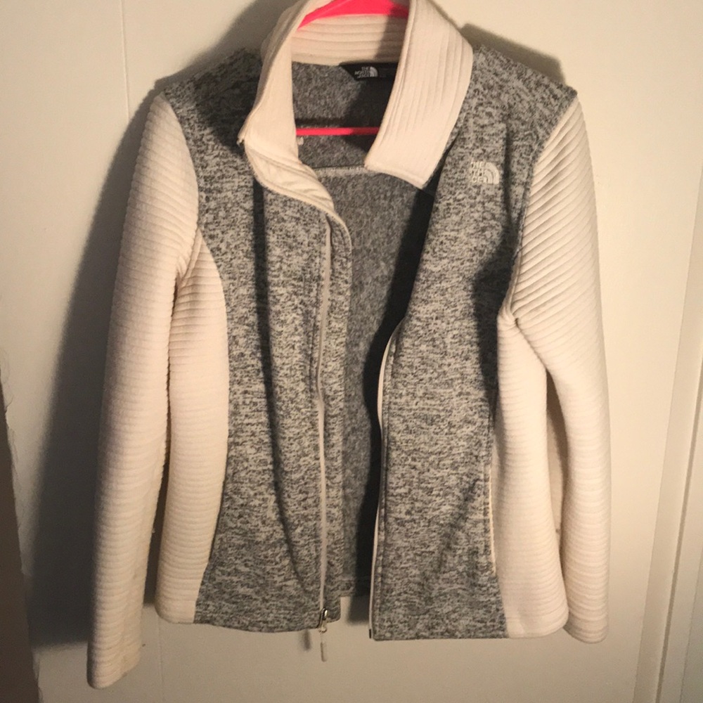 White North Face jacket